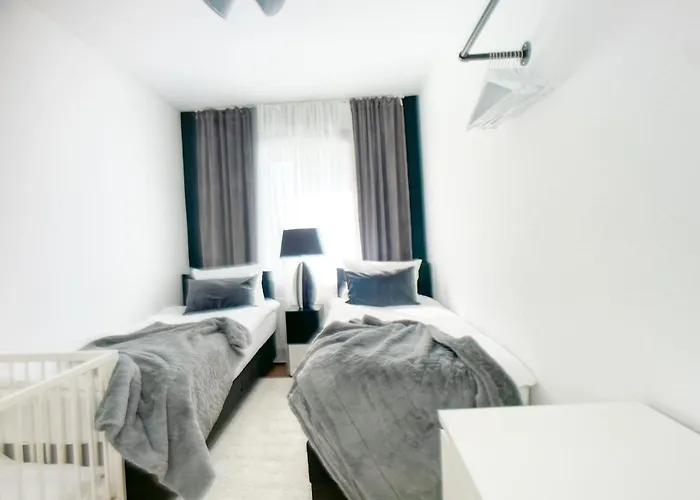 M-style 02 Mit Balkon 24h Self-check-in, Free Parking, Netflix 아파트