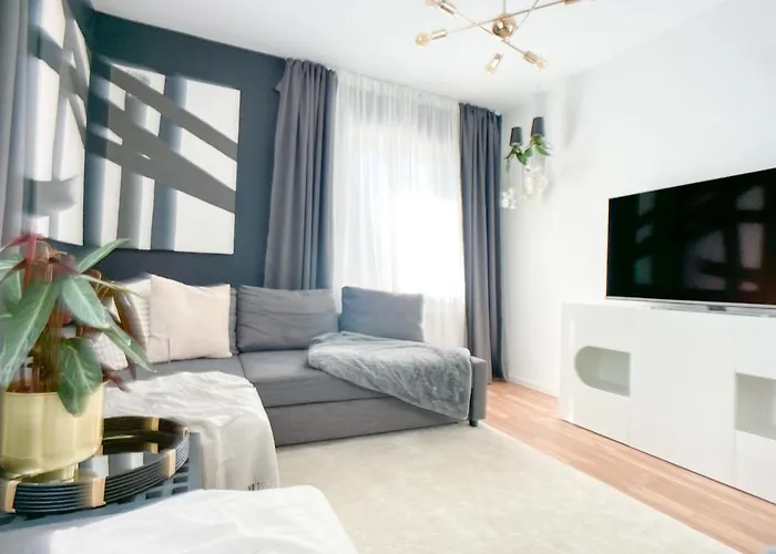 M-style 02 Mit Balkon 24h Self-check-in, Free Parking, Netflix 아파트 *
