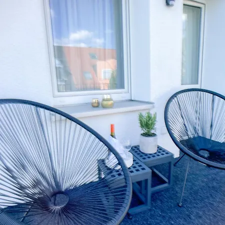 Maier Suite Nuernberg - E02 - Balkon - Parkplatz - 24H Self Check-In *